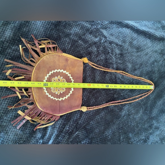 Vintage one of a kind! Ethiopian handmade  leather purse. - Picture 6 of 6